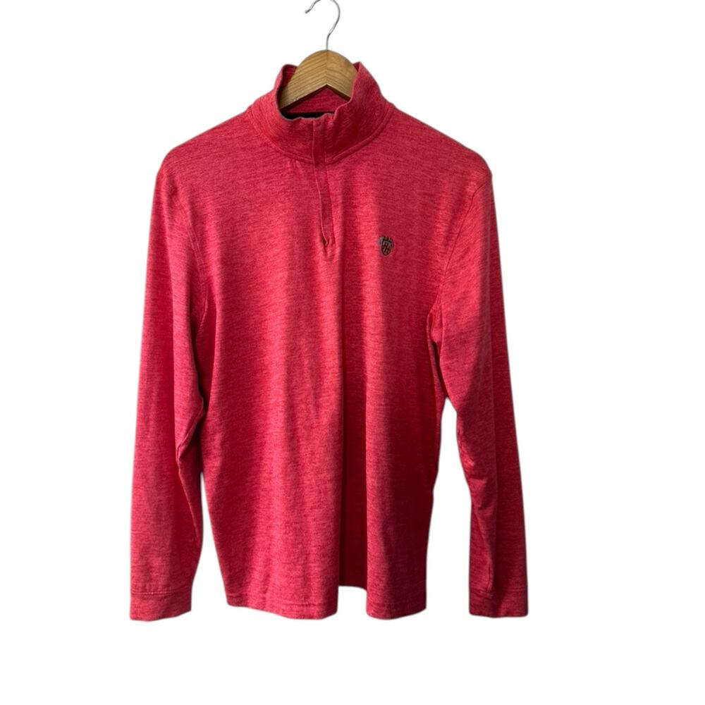 Under Armour Golf PINK Loose Fit Long Sleeve 1/4 Zip Pullover Women's Medium